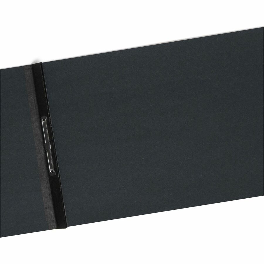 Smead Premium Pressboard Legal Recycled Fastener Folder - 8 1/2" x 14" - 2" Expansion - 1 Fastener(s) - 2" for Folder - 25 pt. - Pressboard - Black - Reinforced Hinge, Heavy Duty, Moisture Resistant, Stain Resistant, Rounded Corner - 100% Recycled - 1 ...