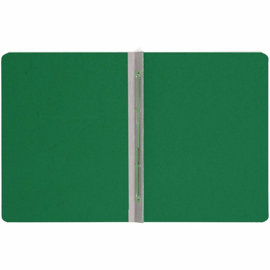 Smead Premium Pressboard Letter Recycled Fastener Folder - 8 1/2" x 11" - 600 Sheets Capacity - 3" Expansion - 1 Fastener(s) - 3" for Folder - 25 pt. - Pressboard - Green - Reinforced Hinge, Heavy Duty, Moisture Resistant, Stain Resistant, Rounded Corn...