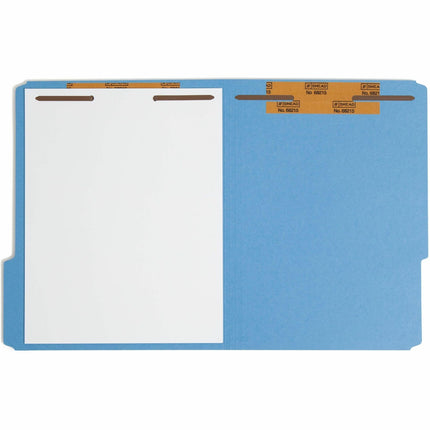 Smead Self-Adhesive Fasteners - 2" Size Capacity - for Folder - Reinforced, Self-adhesive, Durable - Brown - Steel - 100 / Box