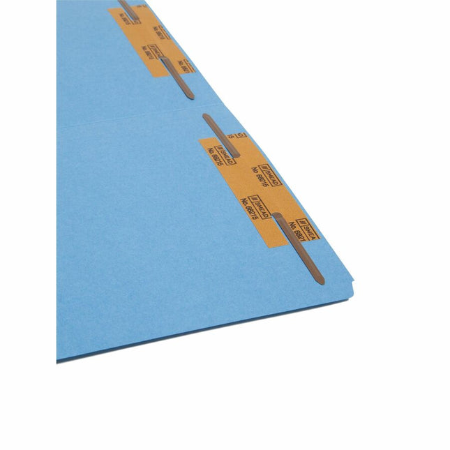 Smead Self-Adhesive Fasteners - 2" Size Capacity - for Folder - Reinforced, Self-adhesive, Durable - Brown - Steel - 100 / Box