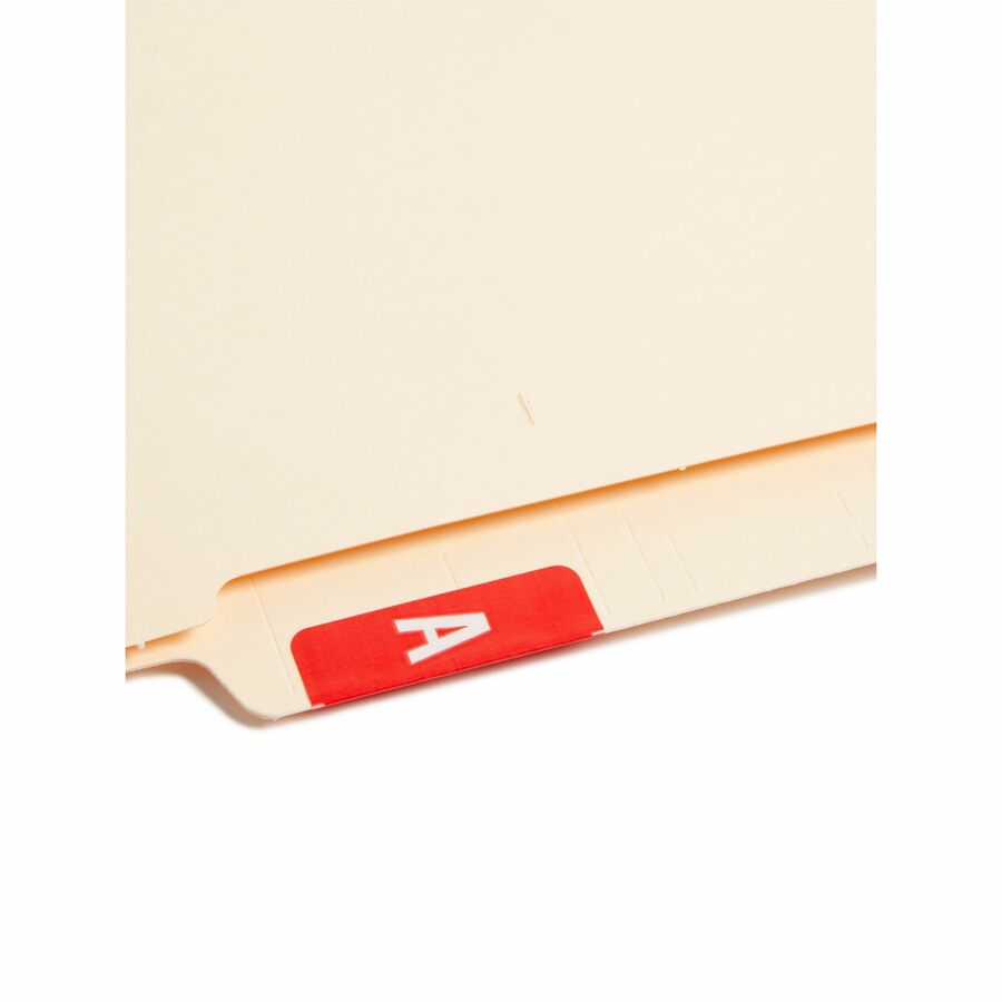 Smead AlphaZ ACCS Color-Coded Labels - A-Z - x 1" Width x 1 5/8" Length - Assorted - Laminated - 2200 / Box