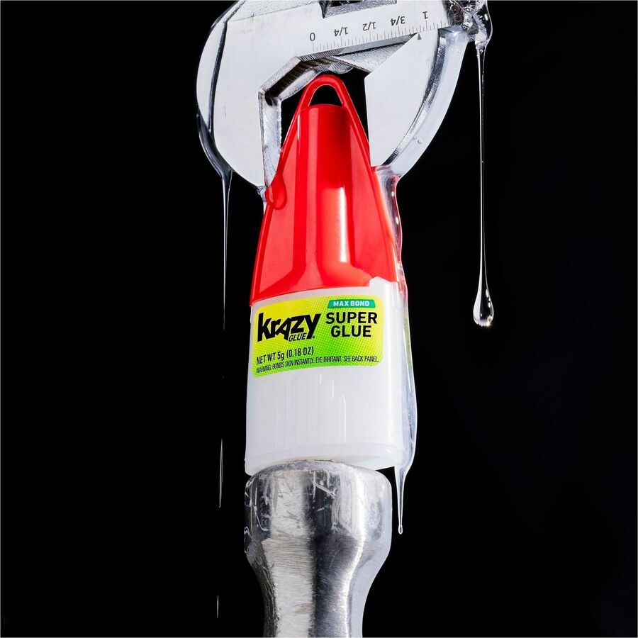 Krazy Glue Extra-Strength Advanced Formula - 0.18 oz - Clear - 1 Each