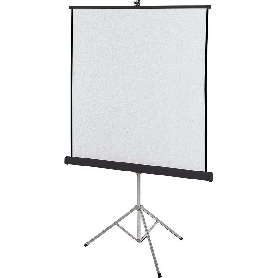 Quartet Manual Projection Screen - 1:1 - Matte White - 60" Height x 60" Width - Surface Mount