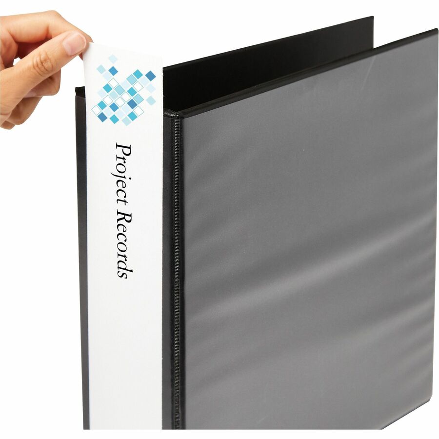 Avery&reg; Binder Spine Inserts, 3 Inch Binders, 15 Inserts (89109) - 3.5" Width - 15 Capacity - For 3" Sheet - 3 x Rings - Ring Binder - Bright White - Card Stock