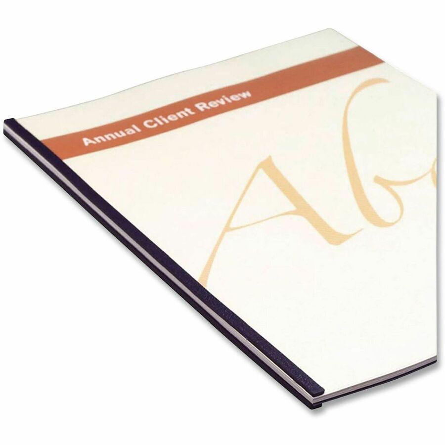 Swingline GBC VeloBind Reclosable 4-pin Binding Spines - 2" Maximum Capacity - 200 x Sheet Capacity - Blue - Plastic - 25 / Box