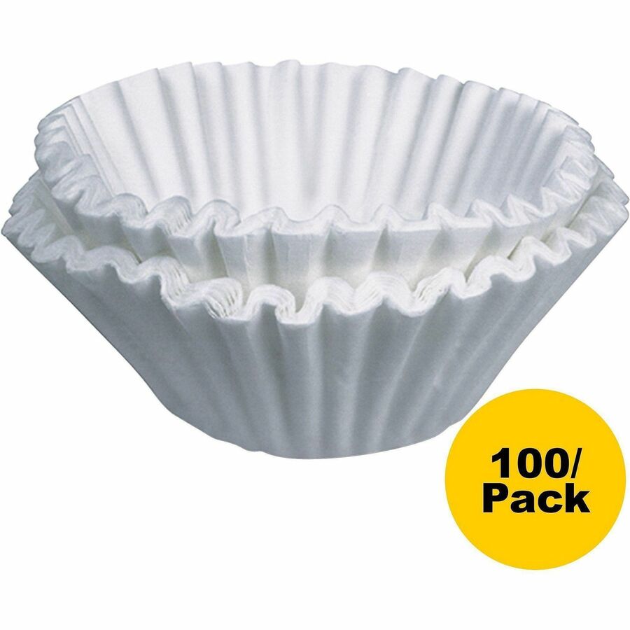 BUNN Home Brewer Coffee Filters - 100 / Pack - White