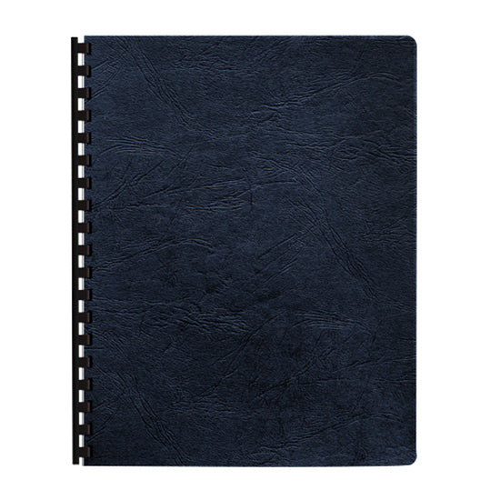 Fellowes Expressions Premium Textured Covers - 11.3" Height x 8.8" Width x 0.1" Depth - For Letter 8 1/2" x 11" Sheet - Leather - 200 / Pack