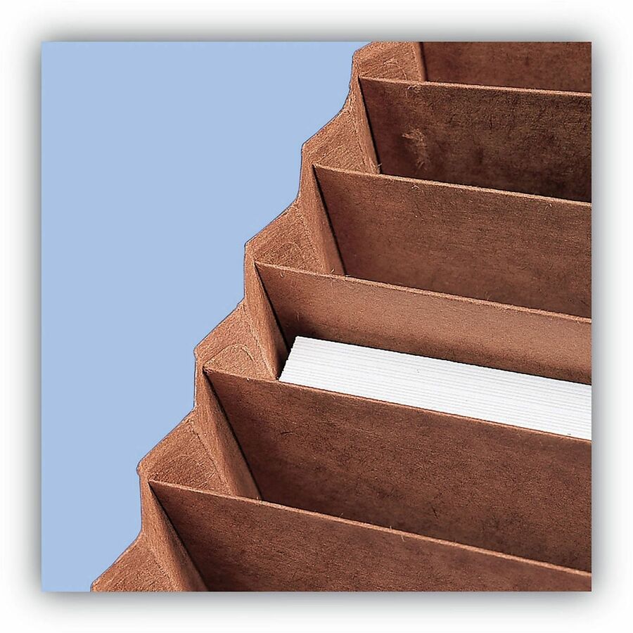 Smead TUFF 70390 Legal Recycled Expanding File - 8 1/2" x 14" - 12 Pocket(s) - Redrope, Tyvek - Redrope - Flap, Elastic Closure, Reinforced Gusset - 30% Recycled - 1 Each