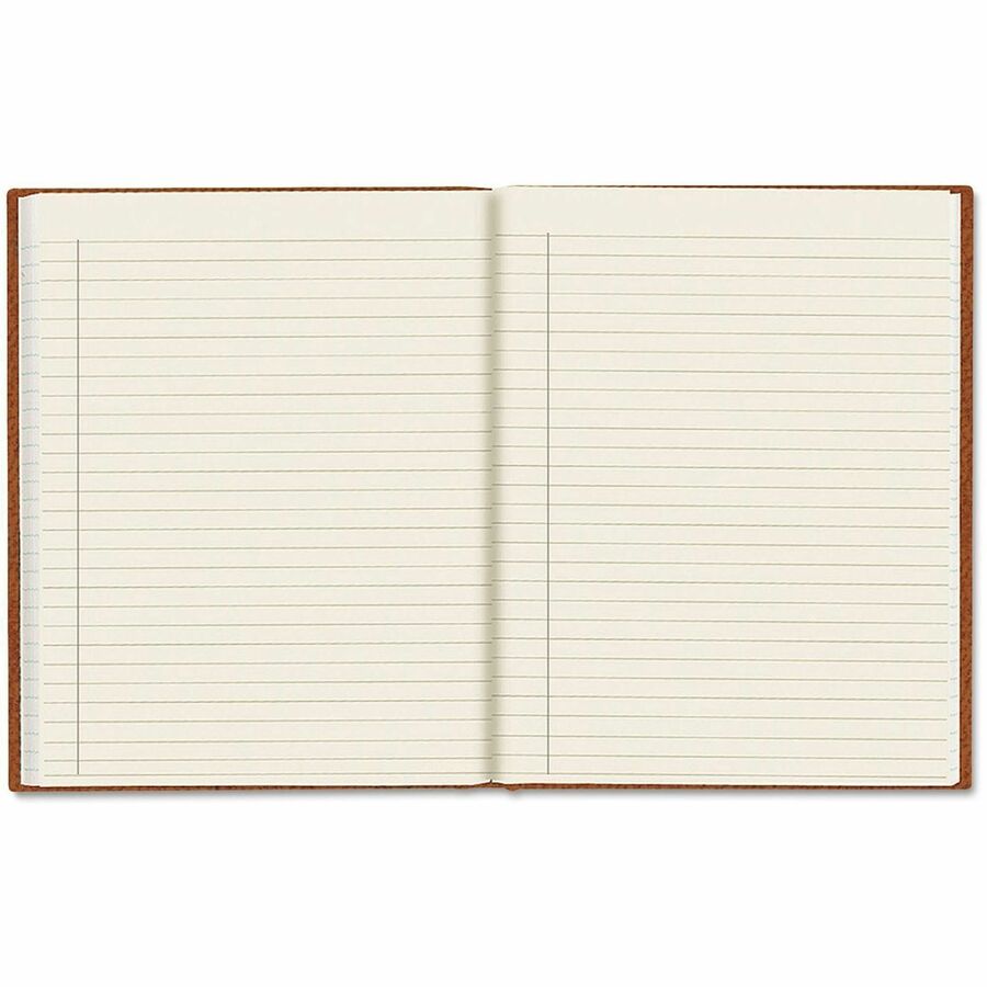 Rediform DaVinci Executive Journals - A4 - 150 Sheets - Perfect Bound - Ruled Margin - A4 - 8 1/2" x 11" Sheet Size - Cream Paper - Tan Cover - Recycled - 1 Each