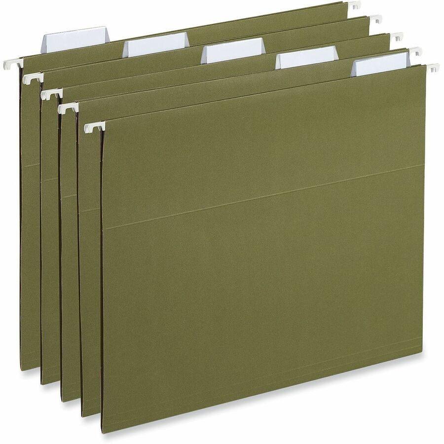 Universal Hanging File Folder Plastic Index Tab - 5 Tab(s)/Set - 2" Tab Width - Clear Tab(s) - 0% - 25 / Pack