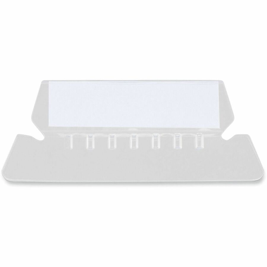 Universal Hanging File Folder Plastic Index Tab - 5 Tab(s)/Set - 2" Tab Width - Clear Tab(s) - 0% - 25 / Pack