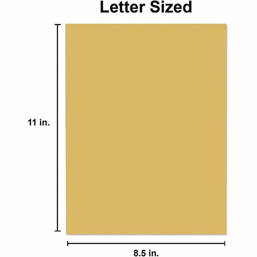 Universal Deluxe Colored Paper, 20 lb Bond Weight, 8.5 x 11, Goldenrod, 500/Ream - 20 lb Basis Weight - 75 g/m² Grammage - Goldenrod - 500 Sheets - 500 / Ream