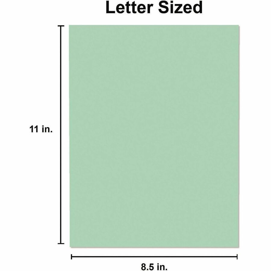 Universal Deluxe Colored Paper, 20 lb Bond Weight, 8.5 x 11, Green, 500/Ream - 20 lb Basis Weight - 75 g/m² Grammage - Green - 500 Sheets - 500 / Ream