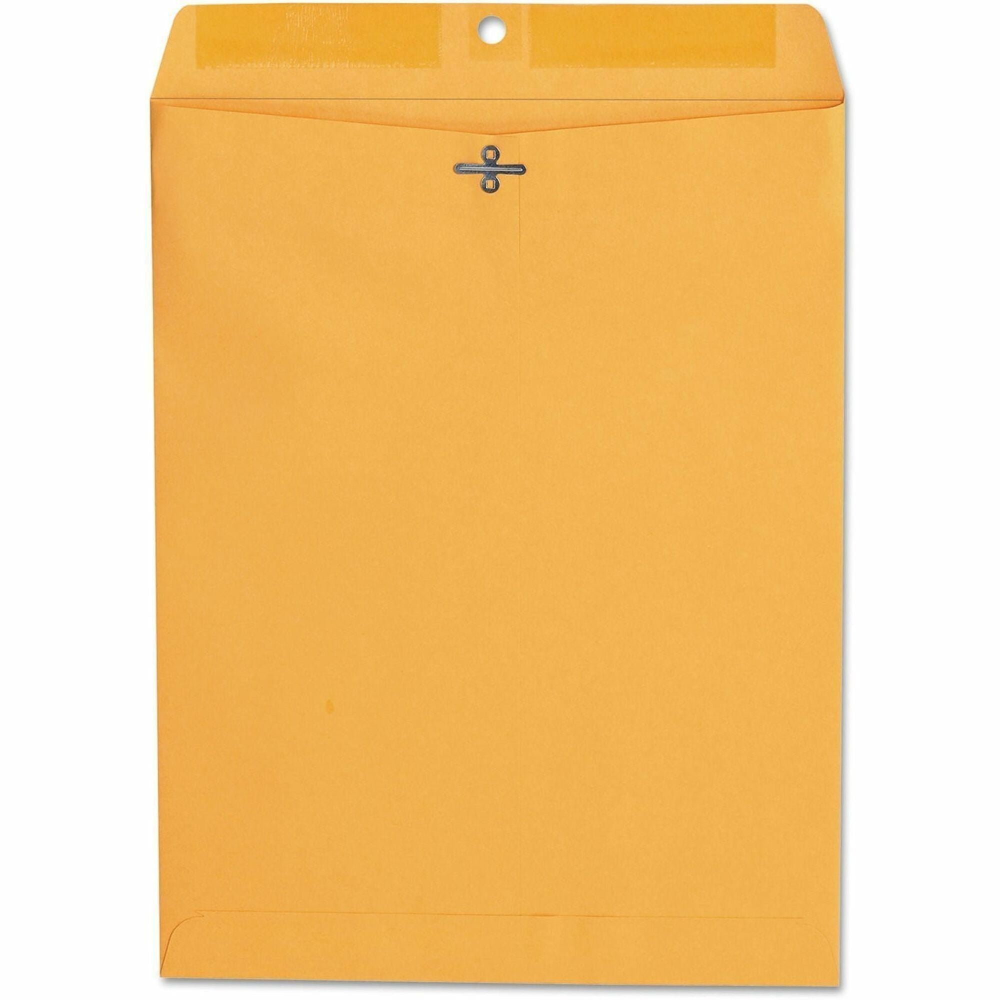 Universal Envelope - Clasp - #97 - 10" Width x 13" Length - 28 lb - Clasp/Gummed Flap - Brown Kraft - Kraft Paper - 100 / Box