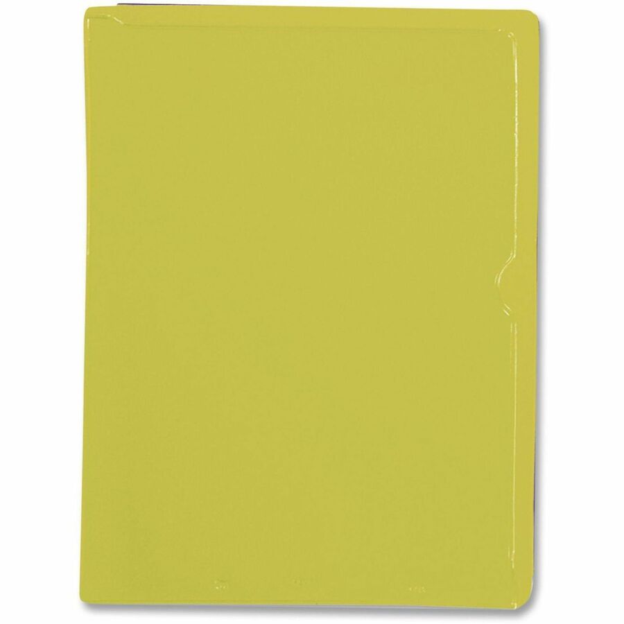 Pendaflex CopyGard Straight Tab Cut Letter File Jacket - 8 1/2" x 11" - Black, Clear, Blue, Red, Green, Yellow - Reinforced, Thumb Cut, Copy Safe, Opaque - 25 / Box