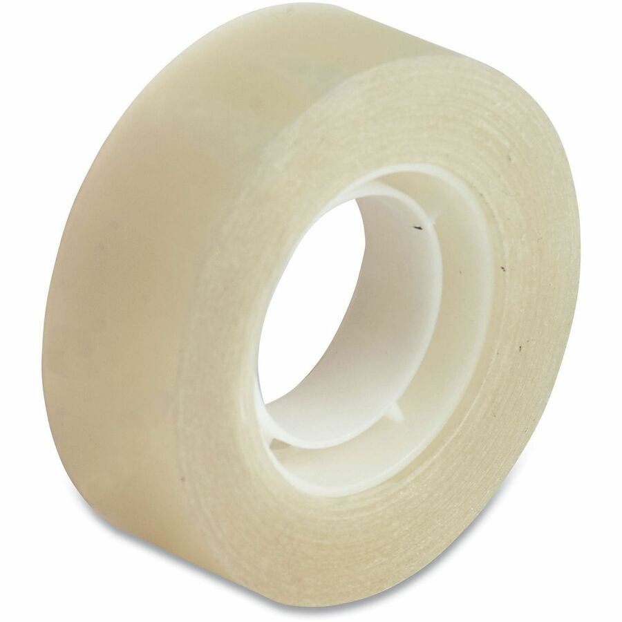 Universal Invisible Tape, 1" Core, 0.75" x 36 yds, Clear - 36 yd Length x 0.75" Width x 2 mil Thickness - 1" Core - Matte - Clear - Acrylic - Plastic Backing - 1 Roll