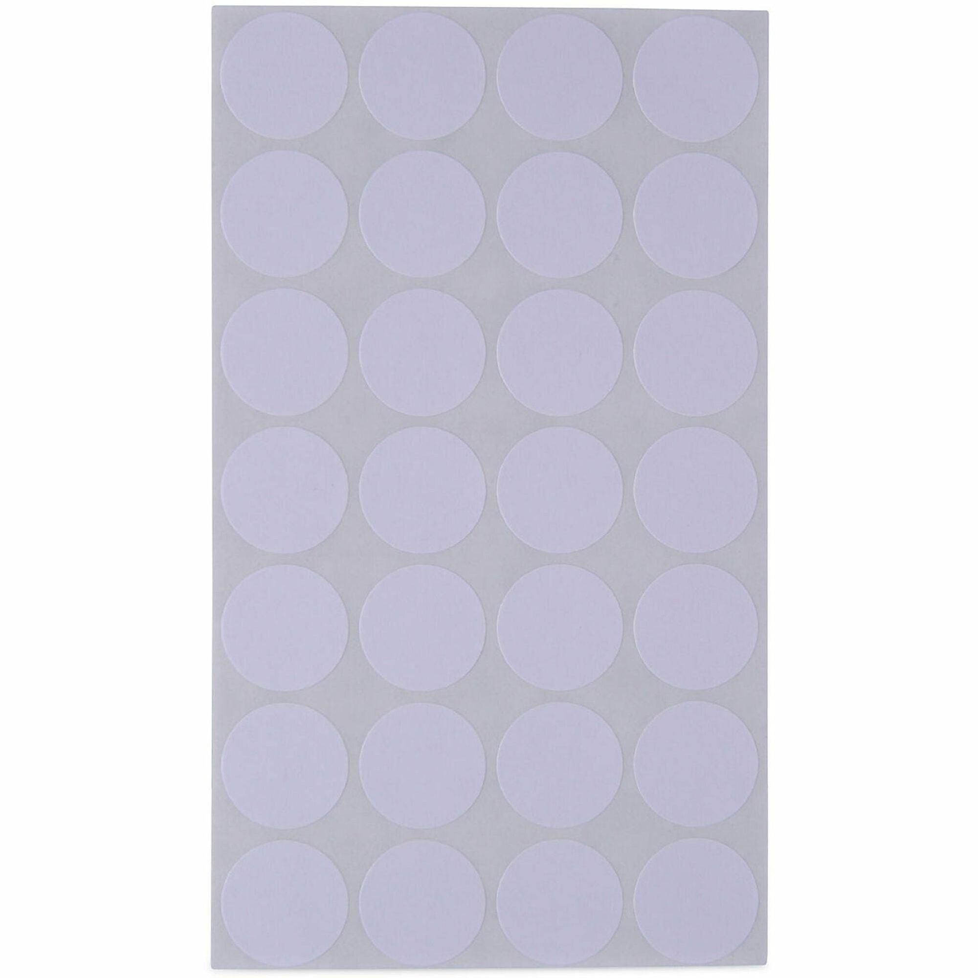 Universal Self Adhesive Permanent Label - - HeightPermanent Adhesive - Circle - White - 1000 / Pack