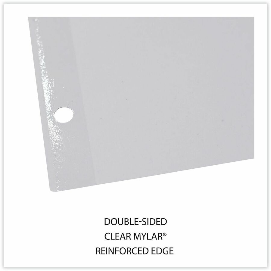 Universal Self-Tab Index Dividers, 8-Tab, 11 x 8.5, White, 24 Sets - 24 x Divider(s) - 8 Blank Side Tab(s) - 8.5" Divider Width x 11" Divider Length - Letter - 3 Hole Punched - White Ledger Stock Divider - White Ledger Stock Tab(s) - 30% Recycled - Cus...
