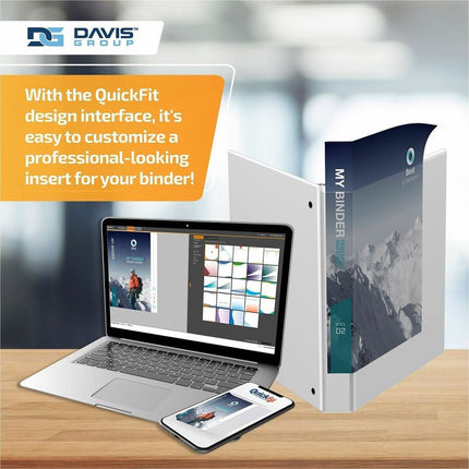 QuickFit View Binder, 3-Ring Binder, Angle D Ring, 1.5 Inch, White - 1 1/2" Binder Capacity - Letter - 8 1/2" x 11" Sheet Size - 375 Sheet Capacity - 3 x 1.50" Ring(s) - Fastener(s): D-Ring - Polypropylene - White - Recycled - Clear Overlay - 1 Each