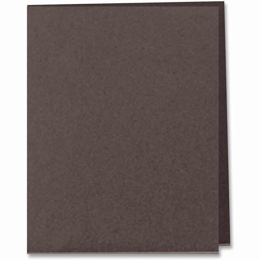 Oxford Letter Pocket Folder - 8 1/2" x 11" - 150 Sheets Capacity - 3 Pocket(s) - Paper - Black - Durable - 20 / Box