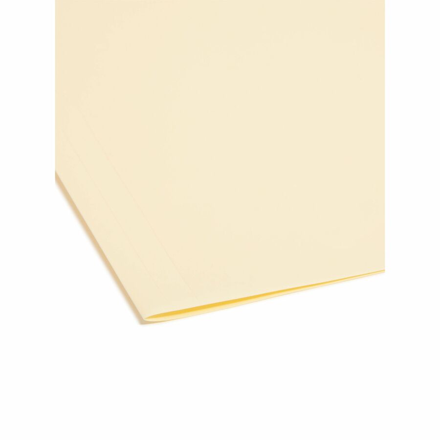 Smead 1/3 Tab Cut Letter Fastener Folder - 8 1/2" x 11" - 3/4" Expansion - 2 x 2K Fastener(s) - 2" Fastener Capacity - Assorted Tab Position - Polypropylene - Manila - 0% Recycled - 24/Box - 5 / Carton