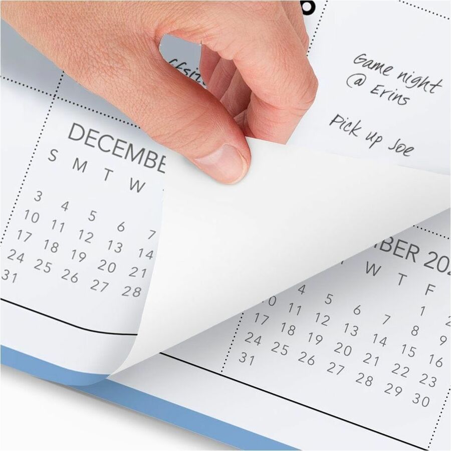 At-A-Glance 2026 Landscape Monthly Wall Calendar, Medium, 12" x 12" - Medium - Monthly - 12 Month - January 2026 to December 2026 - 1 Month Single Page Layout - 12" x 12" Sheet Size - White Sheet - Wire Bound - Paper - Date Indicator, Hanging Loop, Ble...
