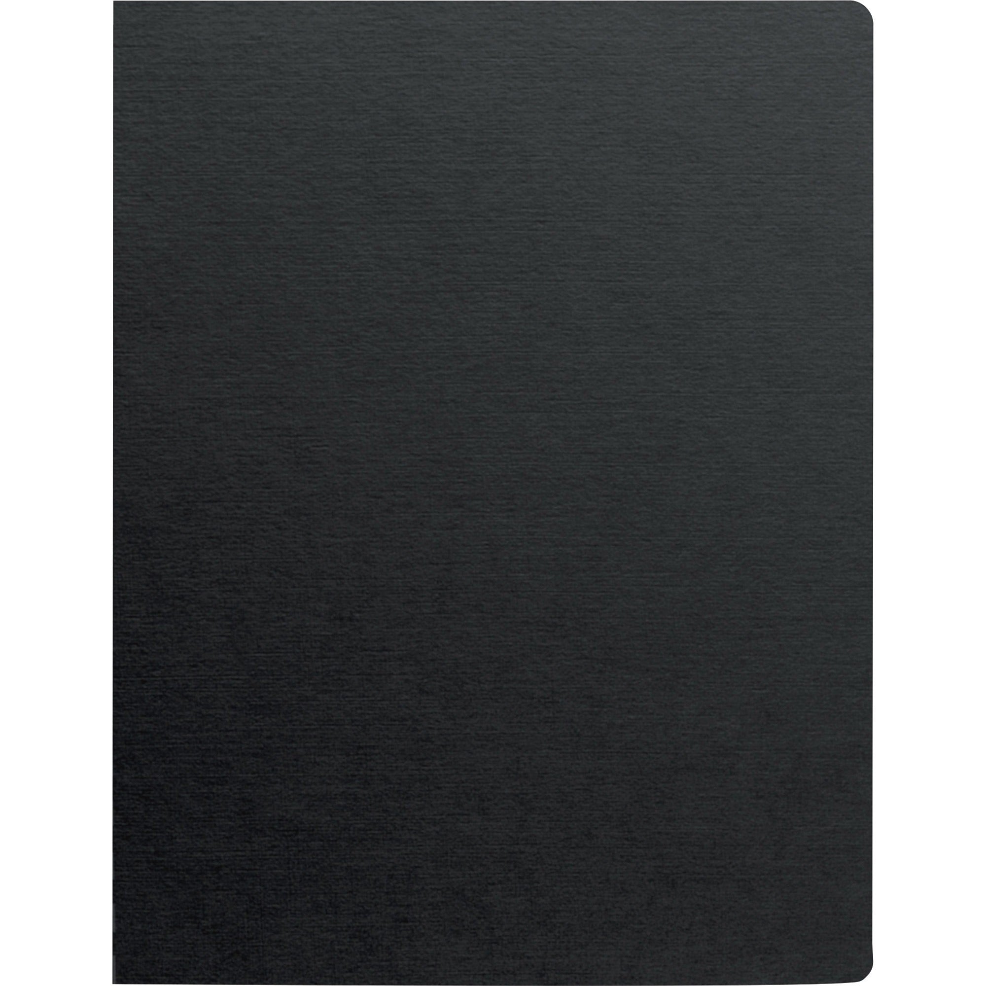 Fellowes Futura Oversized Presentation Covers - 11.3" Height x 8.8" Width x 0.1" Depth - For 8 3/4" x 11 1/4" Sheet - Black - Polypropylene - 25 / Pack