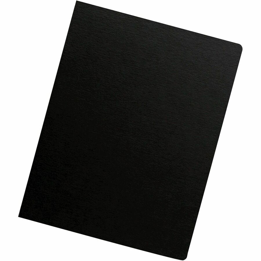 Fellowes Futura Oversized Presentation Covers - 11.3" Height x 8.8" Width x 0.1" Depth - For 8 3/4" x 11 1/4" Sheet - Black - Polypropylene - 25 / Pack