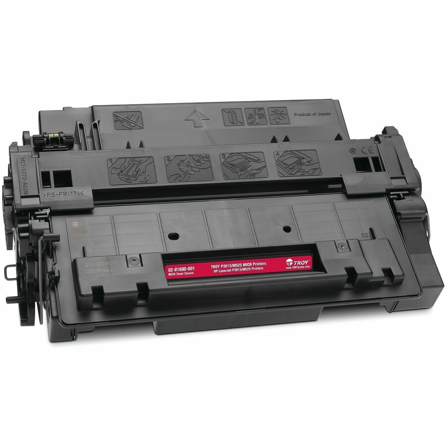 Troy MICR Laser Toner Cartridge CE255A - Black - 1 Each - 6000 Pages