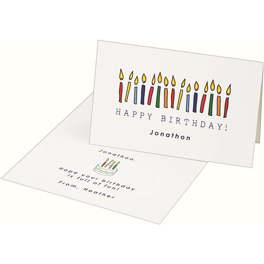 Avery&reg; Half-Fold Greeting Cards, Matte, 5-1/2" x 8-1/2" , 20 Cards/Envelopes (3265) - 97 Brightness - 5 1/2" x 8 1/2" - Matte - Heavyweight - White - 20 / Box
