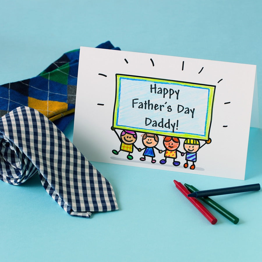 Avery&reg; Half-Fold Greeting Cards, Matte, 5-1/2" x 8-1/2" , 20 Cards/Envelopes (3265) - 97 Brightness - 5 1/2" x 8 1/2" - Matte - Heavyweight - White - 20 / Box