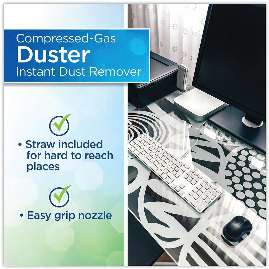 Dust-Off Air Duster - For Computer Equipment, Printer Accessories - 12 fl oz