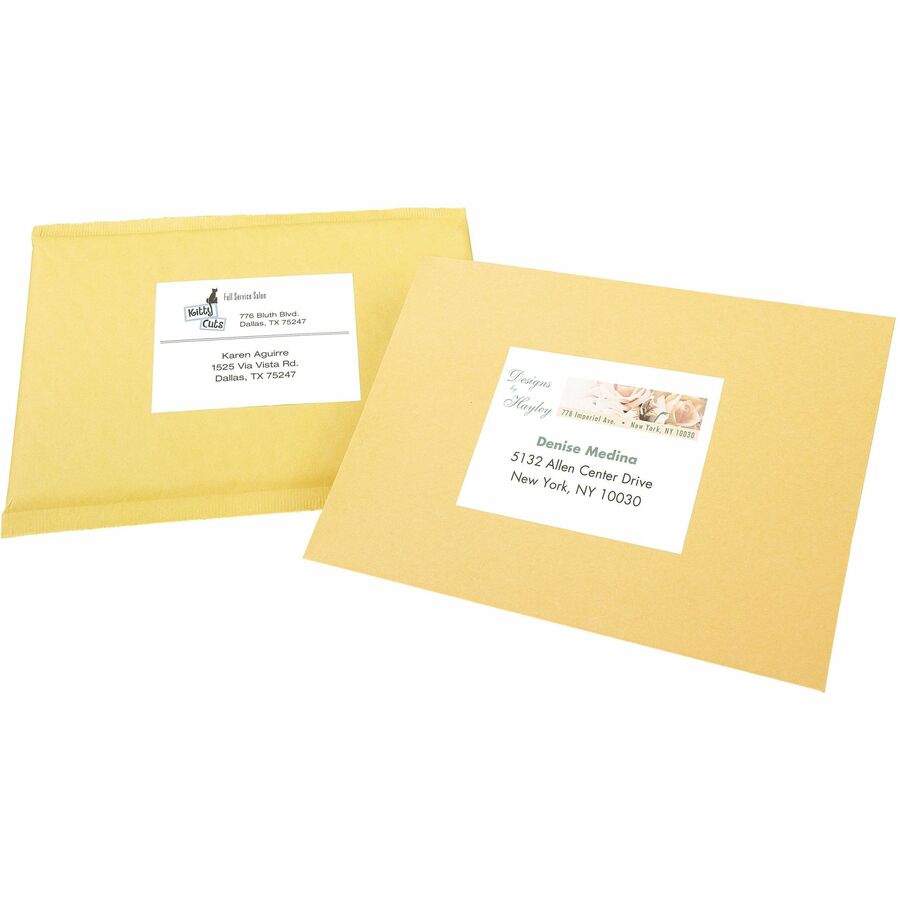 Avery&reg; Removable Multi-Use ID Labels on Printable 4" x 6" Sheets - 3" Height x 4" Width - Removable Adhesive - Rectangle - Laser, Inkjet - White - Paper - Removable, Peel & Stick, Residue-free, Customizable, Adhesive - 2 / Sheet - 40 Total Sheets -...