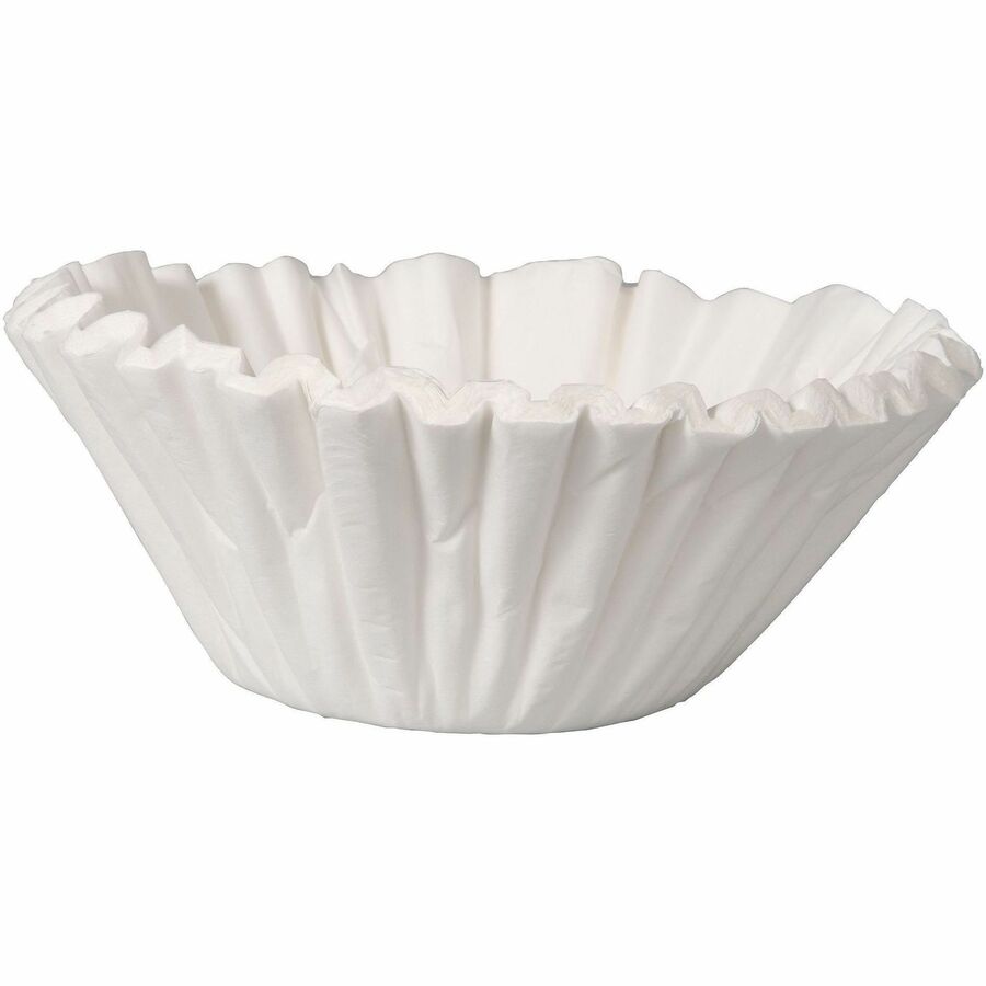 BUNN 12-Cup Regular Filters - 10 fl oz Capacity - 1000 / Carton - White