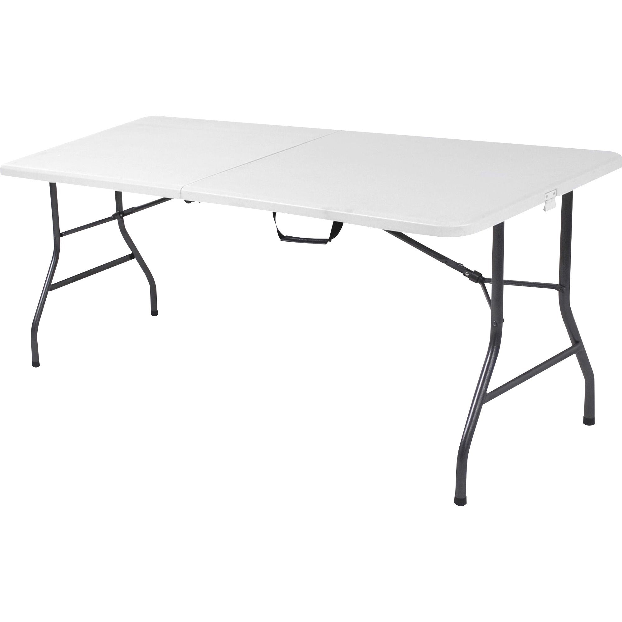 6-Foot Centerfold Blow Molded Folding Table - Thumbnail 2