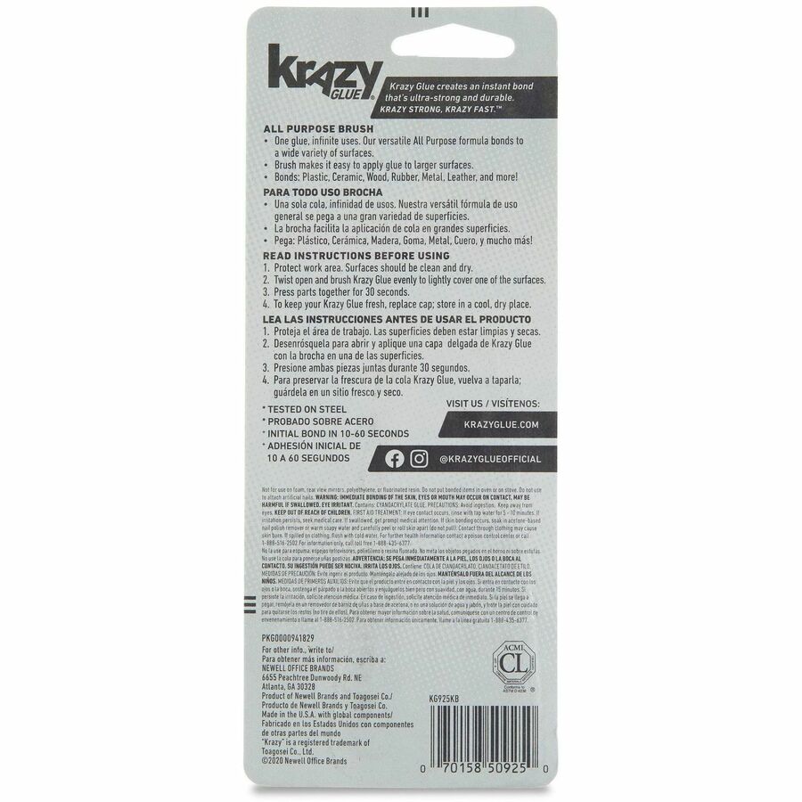 Krazy Glue Color Change Formula Instant - 0.18 oz - 1 Each