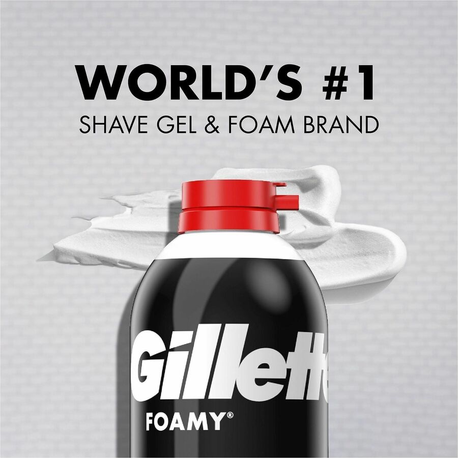 Gillette Shaving Foam - White - 48 / Carton