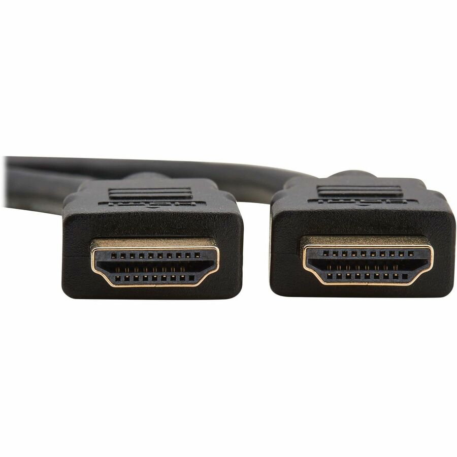 Tripp Lite series P568-003 HDMI Cable - 3 ft HDMI A/V Cable for iPad 2 - First End: 1 x HDMI Digital Audio/Video - Male - Second End: 1 x HDMI Digital Audio/Video - Male - 18 Gbit/s - Supports up to 3840 x 2160 - Shielding - Black