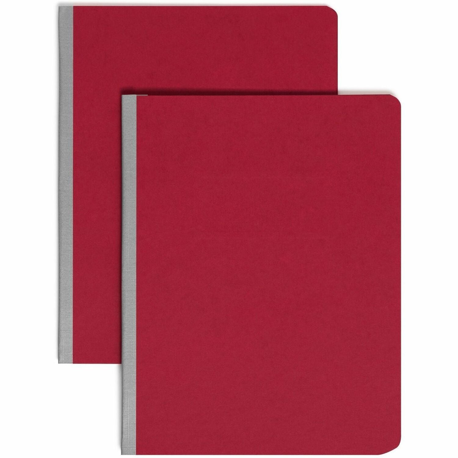 Smead Recycled Fastener Folder - 3" Folder Capacity - 8 1/2" x 11" - 3" Expansion - 1 Fastener(s) - 25 pt. - Pressboard - Bright Red - Metal Compressor, Hinged - 100% Paper Recycled - 1 Each