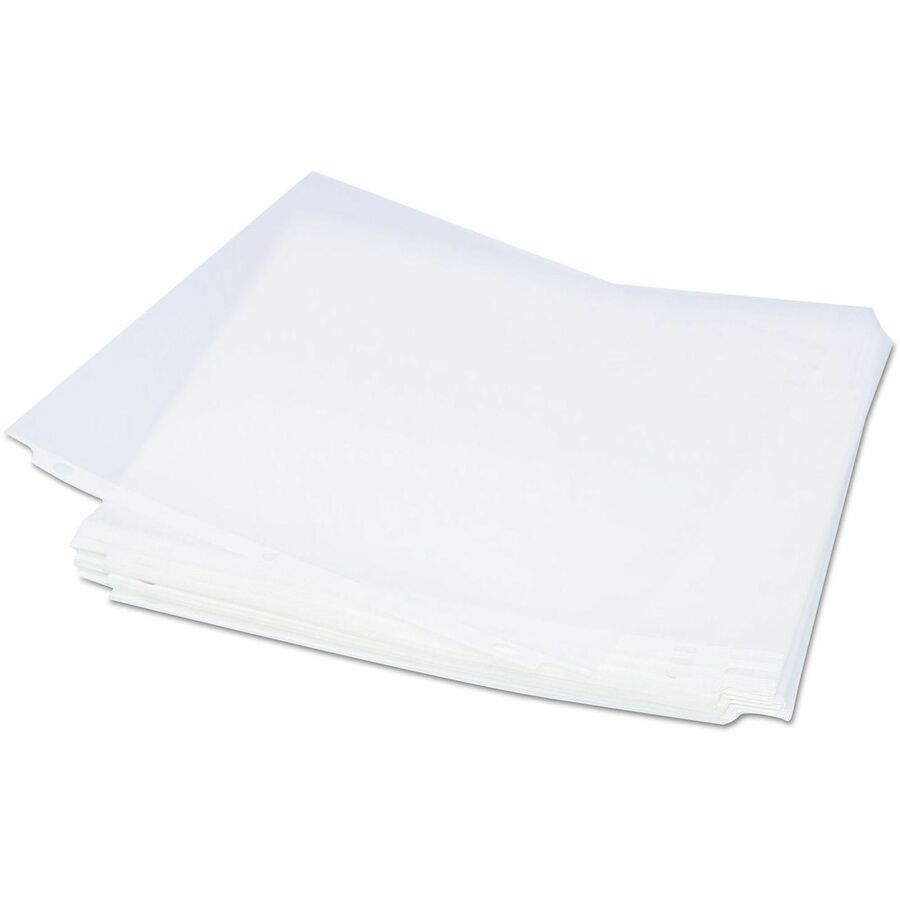 Universal Top-Load Poly Sheet Protector - 2 x Sheet Capacity - For Letter 8 1/2" x 11" Sheet - 3 x Holes - Ring Binder - Rectangular - Clear - Polypropylene - 200 / Box