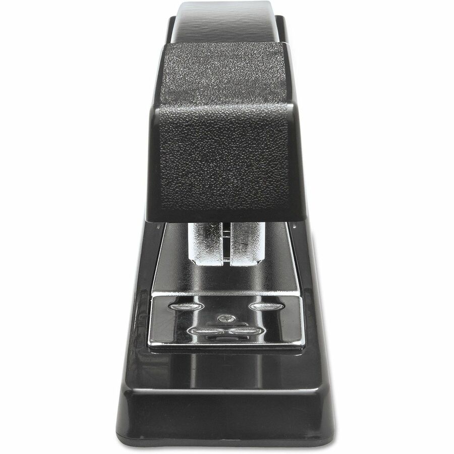 Universal Desktop Stapler - Staples Upto 20 Sheet - Holds Upto 210 Staple - Full Strip - Staple Size: 0.25" - 3.50" Throat Depth - 0.50" Crown Width - Top Loading - Black - Metal - 1 Each