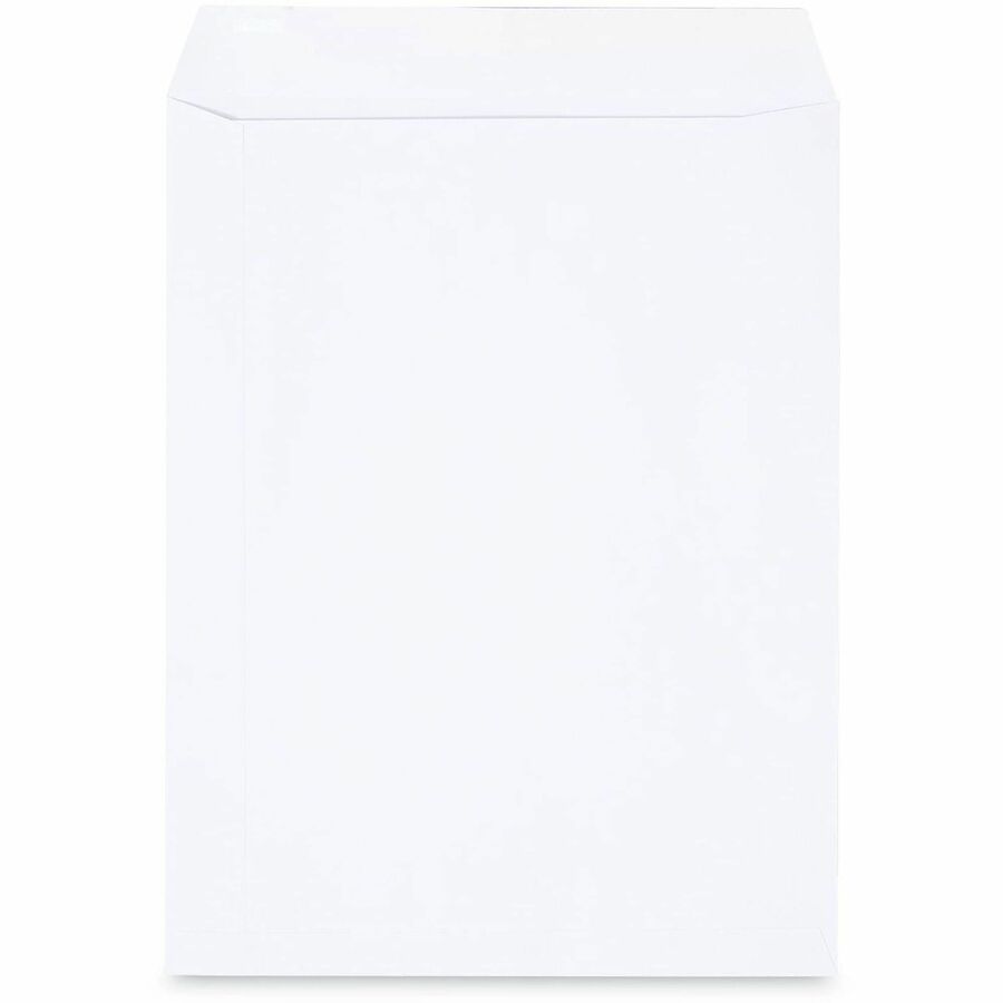 Universal Envelope - Catalog - #13 1/2 - 28 lb - Self Adhesive - White - Paper Stock - 100 / Box