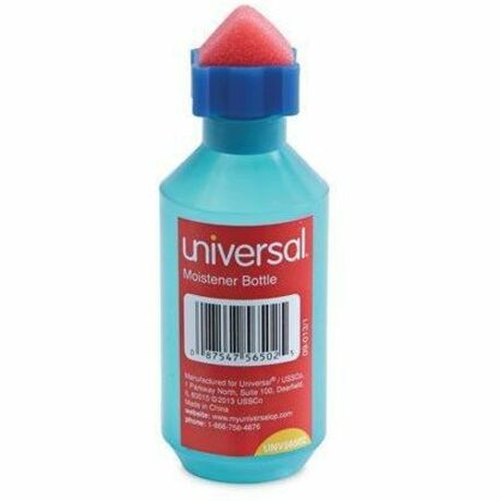 Universal Envelope Moistener - 2 oz - Blue - Adhesive - Plastic, Foam