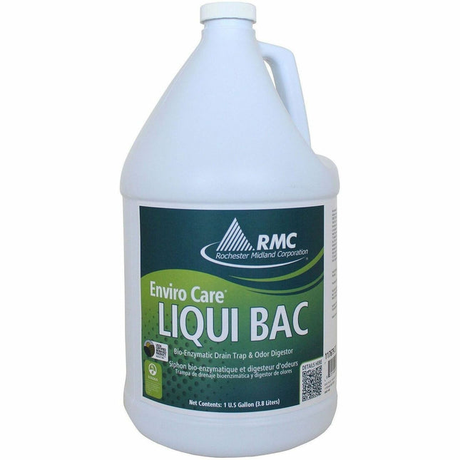 RMC Enviro Care Liquic Bac Cleaner - For Nursing Home, School, Industry, Hospital, Septic Tank, Sump Pump, Portable Toilet, Apartment, Funeral Home, Kennel, Recreational Vehicle, ... - 128 fl oz (4 quart) - Recommended For: Odor Remover, Grease Remover...