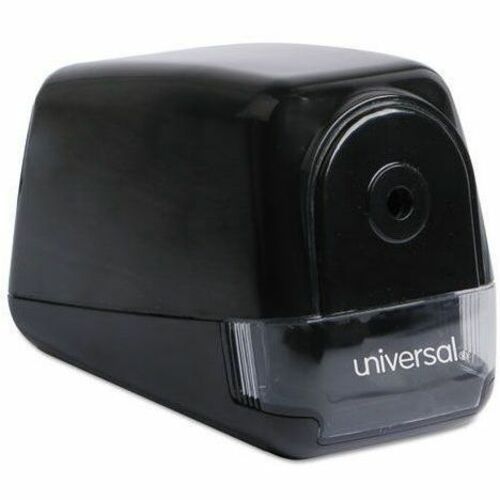 Universal Electric Pencil Sharpener - Desktop - AC Supply Powered - 4" Height x 3.1" Width x 5.8" Depth - Black - 1 Each