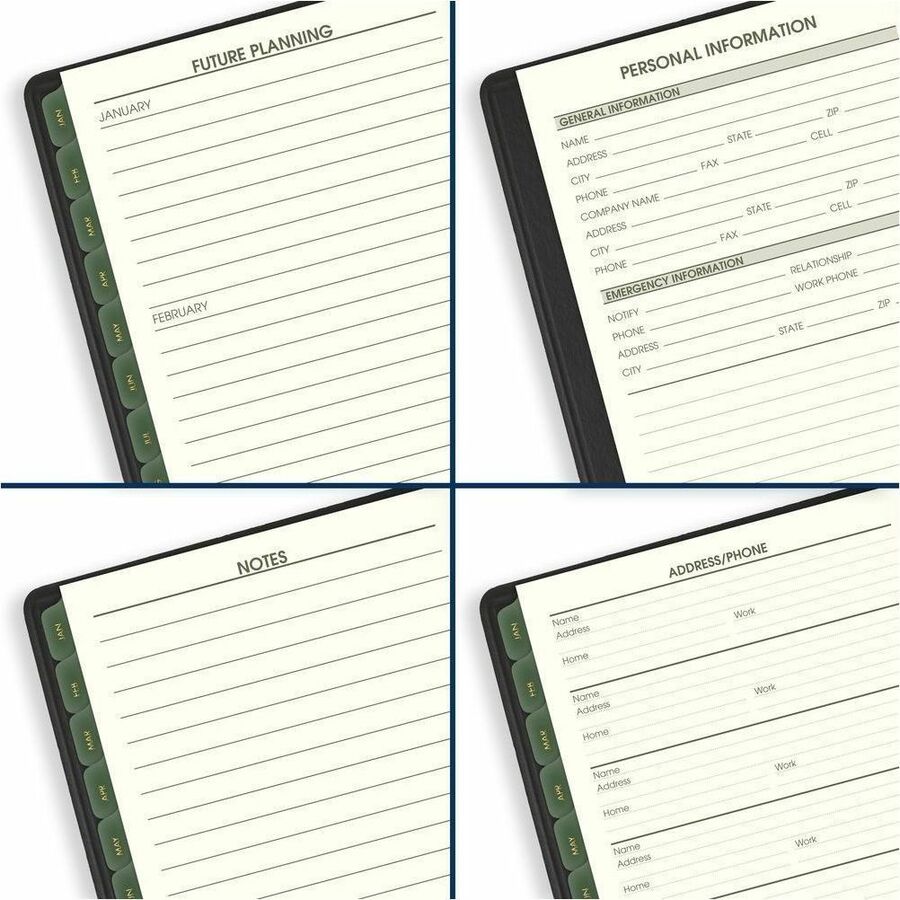 At-A-Glance Large Weekly/Monthly Desk Appointment Book - Medium - Julian Dates - Monthly, Weekly - 1 Year - January 2026 to December 2026 - 7:00 AM to 8:45 PM - Quarter-hourly, 7:00 AM to 5:30 PM - 1 Week, 1 Month Double Page Layout - 7" x 8 3/4" Sheet...