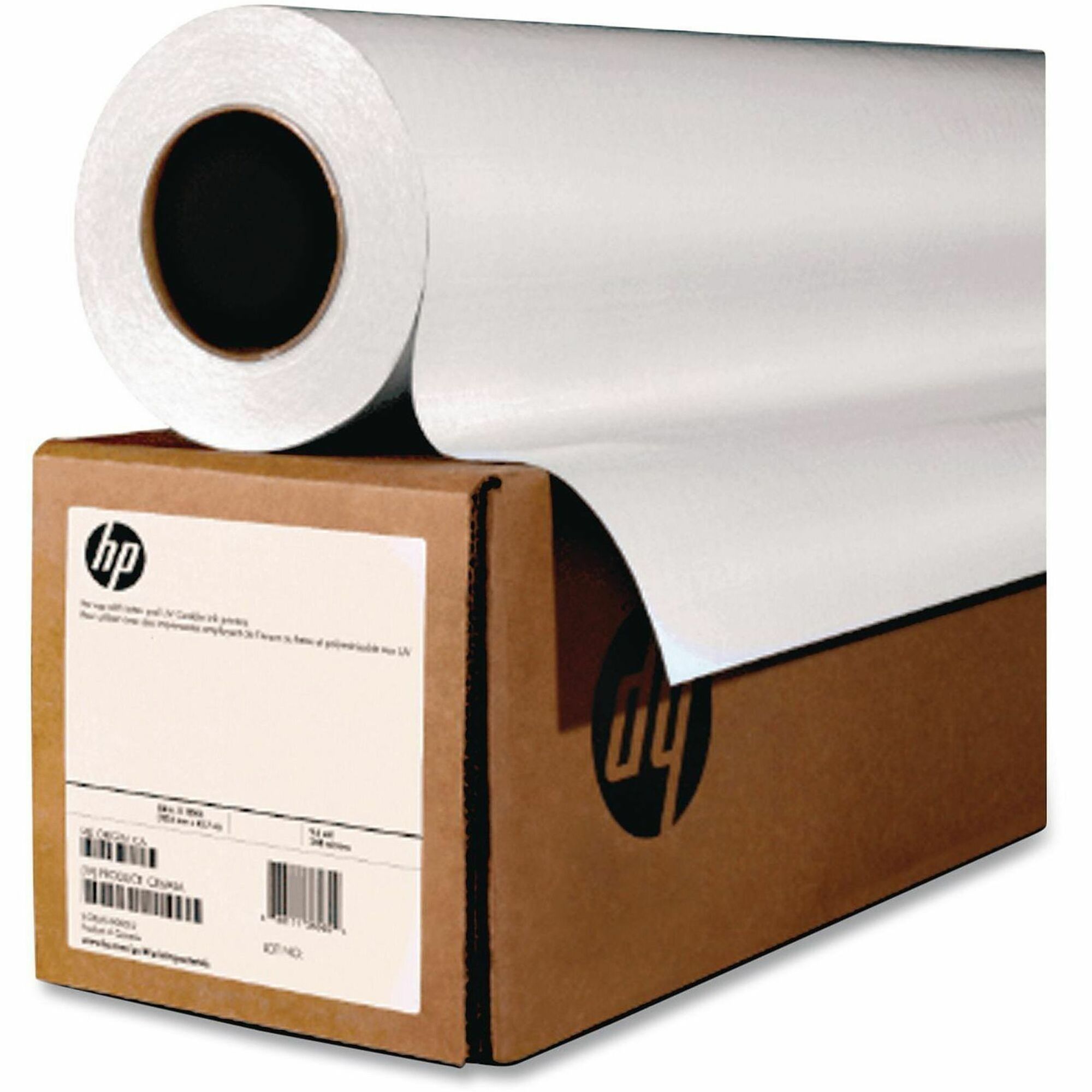 HP Super Heavyweight Plus Matte Paper-610 mm x 30.5 m (24 in x 100 ft) - 91 Brightness - 98% Opacity - 24" x 100 ft - 210 g/m² Grammage - Matte - Quick Drying, Smear Resistant, Heavyweight - White