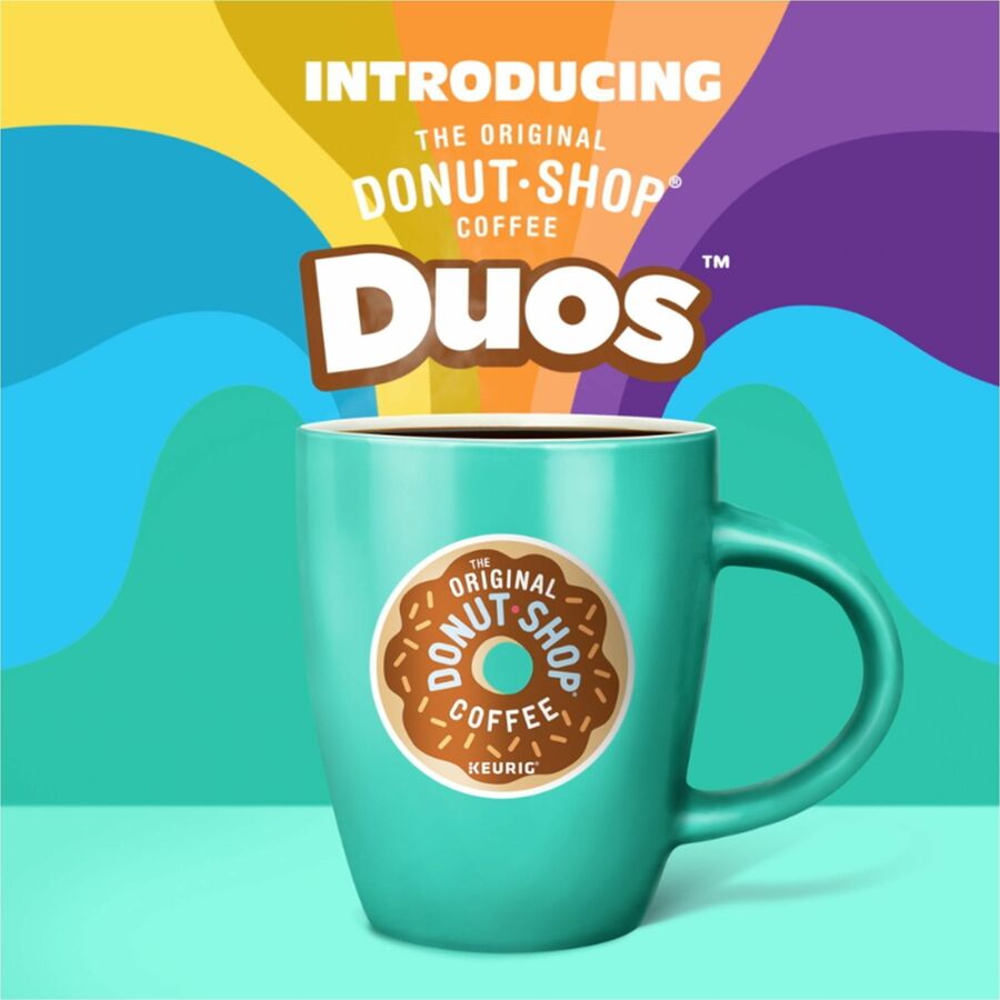 The Original Donut Shop&reg; K-Cup, Pod Coffee - Compatible with Keurig Brewer - Regular - Medium - K-Cup, Pod - Coconut Mocha - Kosher - 24 / Box