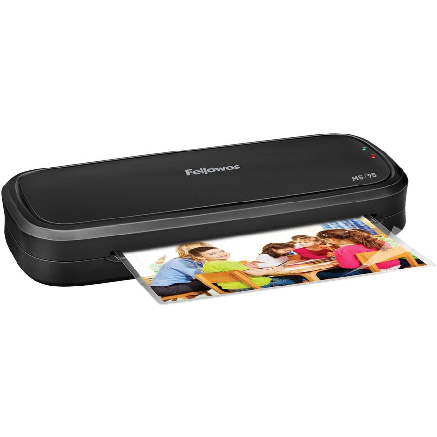 Fellowes M5-95 Laminator with Pouch Starter Kit - Pouch - 9.50" Lamination Width - 5 mil Lamination Thickness - 2.6" Height x 14" Width x 6.3" Depth