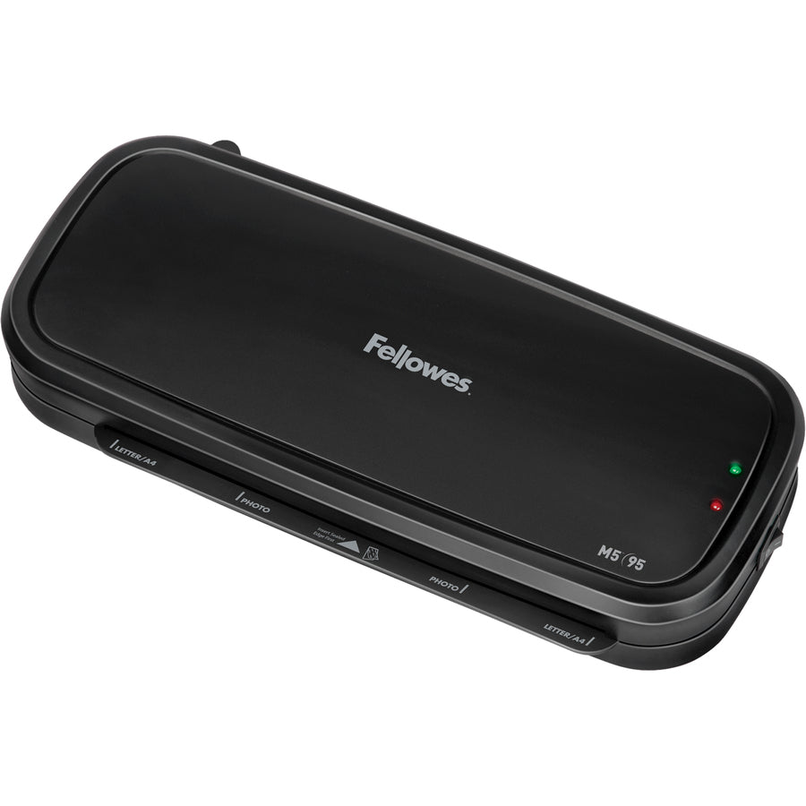 Fellowes M5-95 Laminator with Pouch Starter Kit - Pouch - 9.50" Lamination Width - 5 mil Lamination Thickness - 2.6" Height x 14" Width x 6.3" Depth